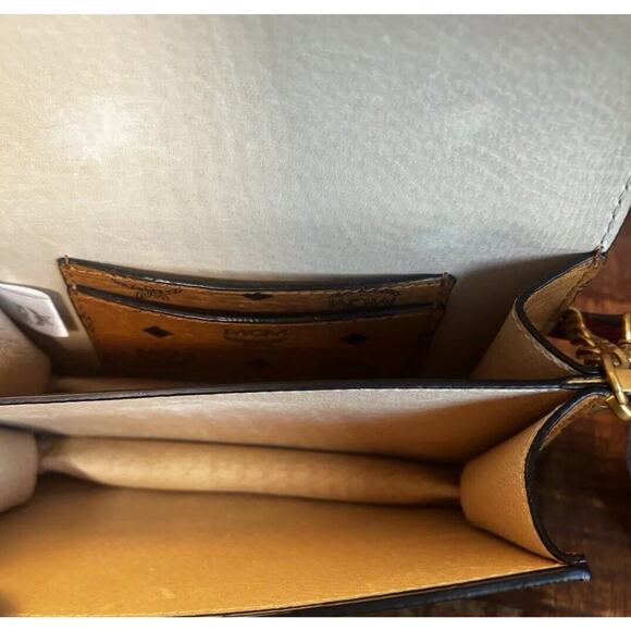 MCM Mini Visetos Calf Hair Giraffe Print Cross Body Handbag Bag Purse - Picture 5 of 8